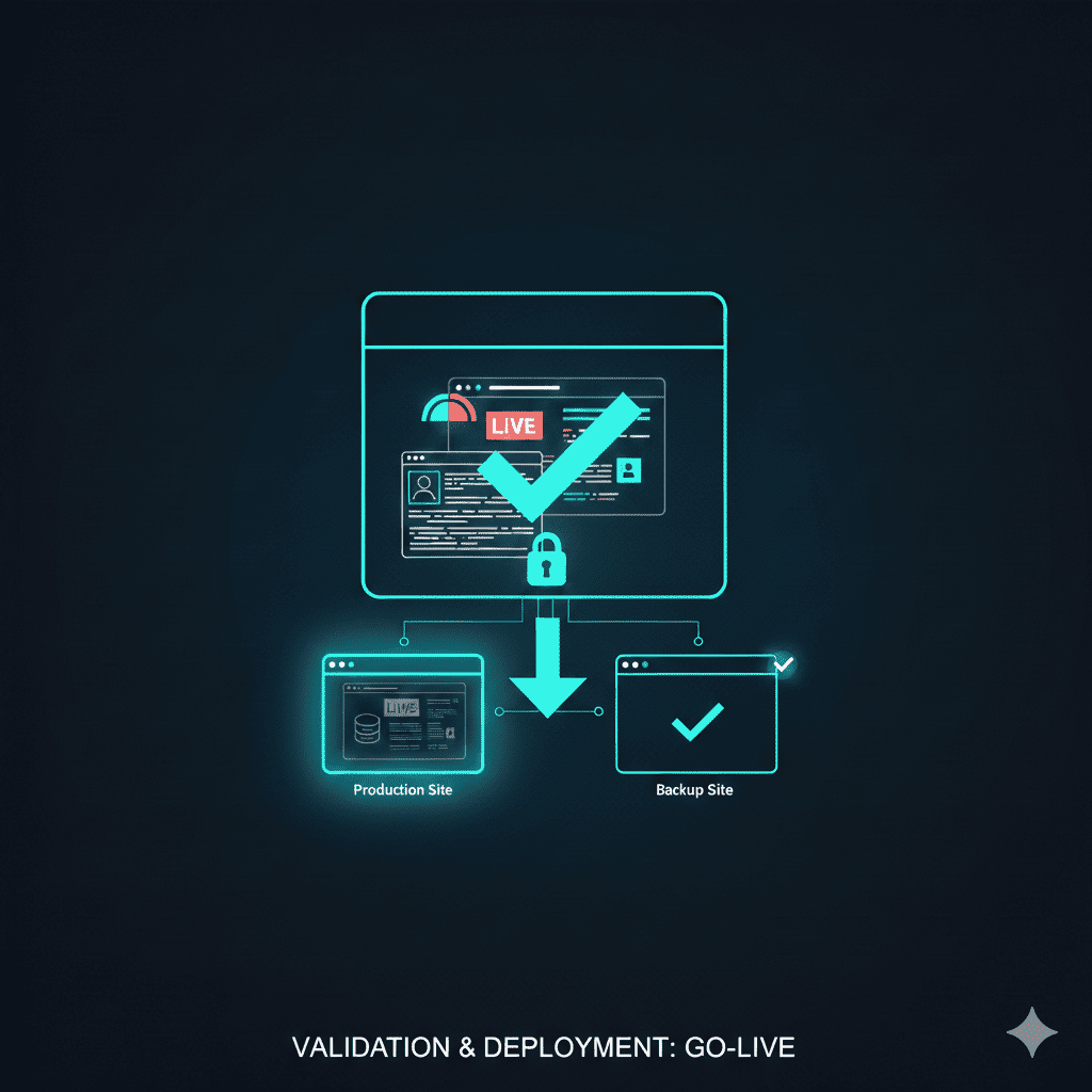 Validación y Despliegue (Go-Live)